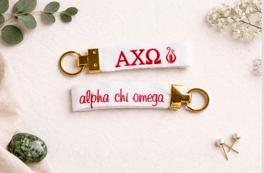 ALPHA CHI OMEGA KEY RING