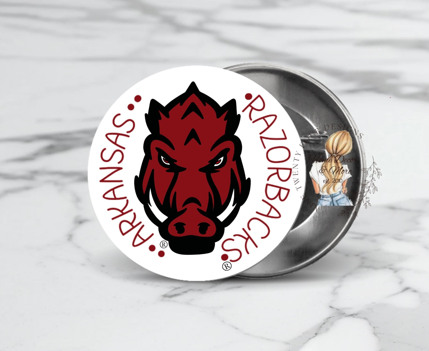 Arkansas Game day button