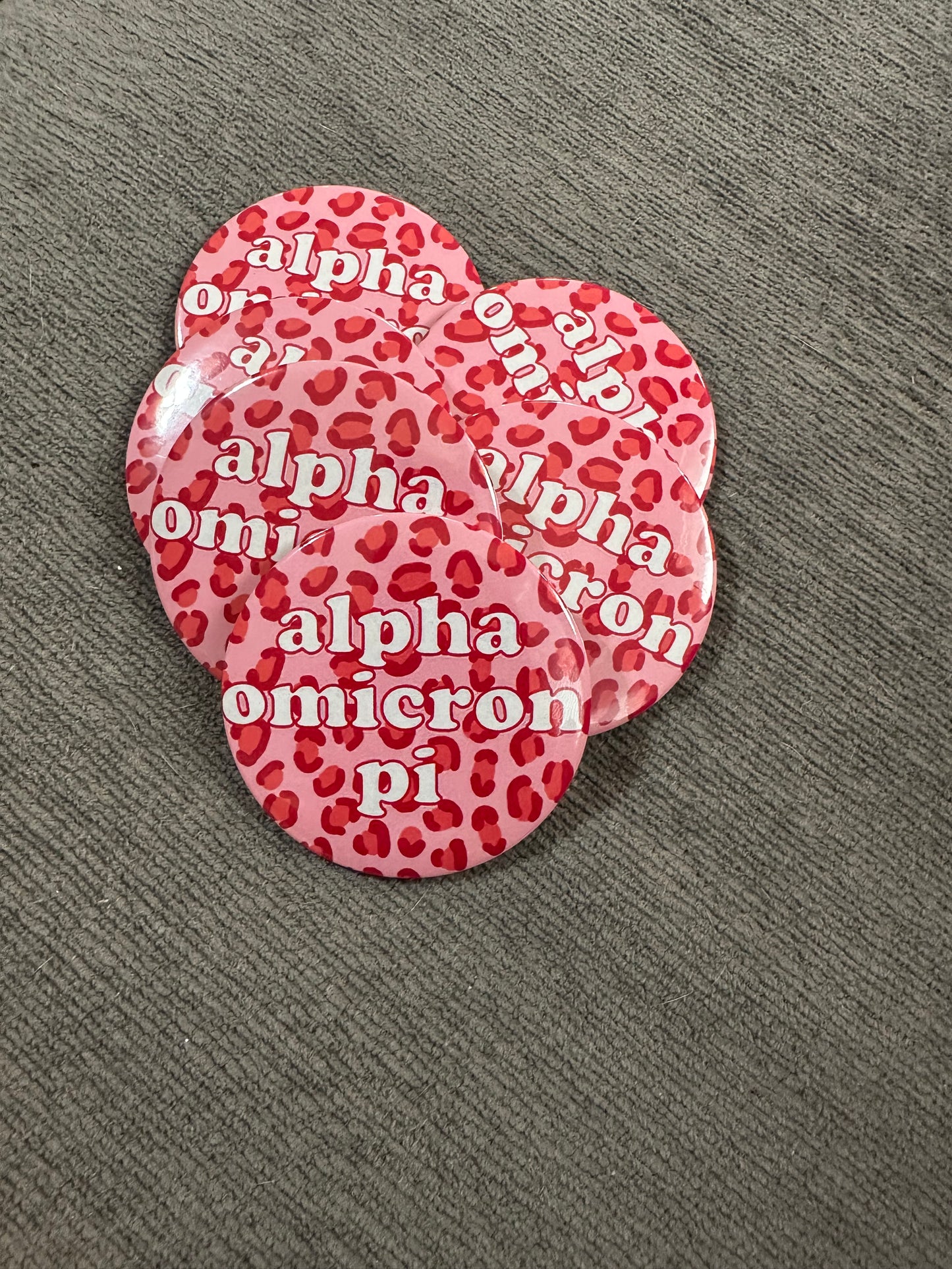 AOII pink Leopard