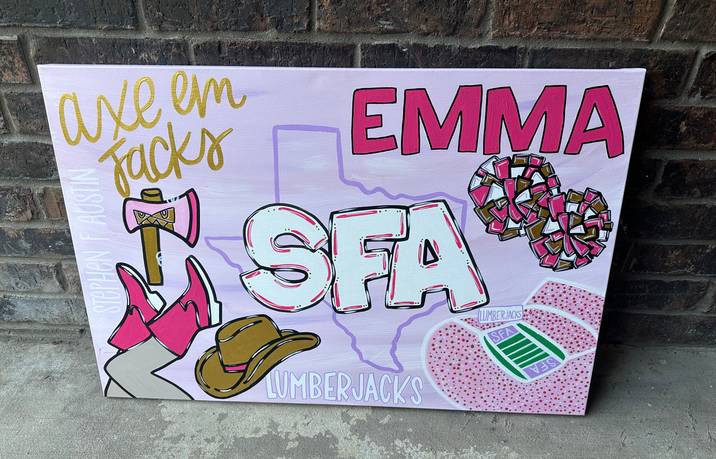 Custom College Canvas