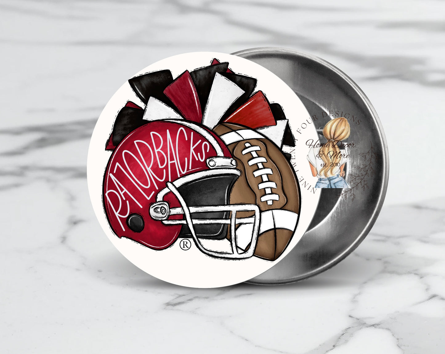 Razorbacks Game day button