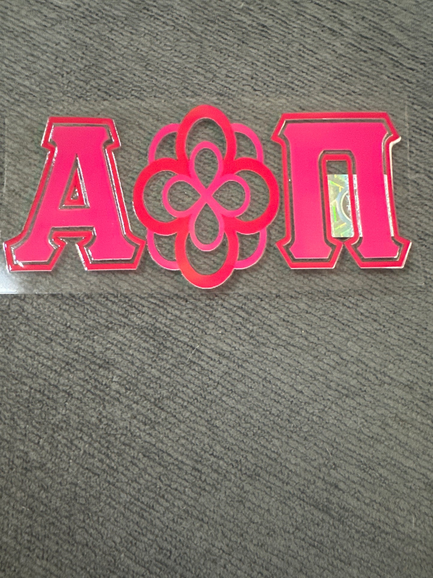 Large AOII logo UV DTF Sticker