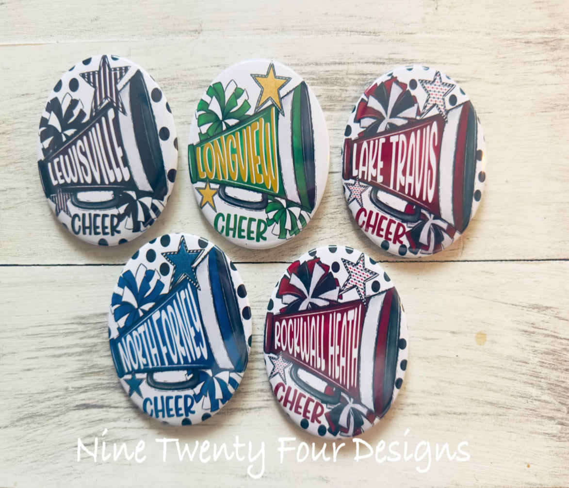 Rhinestone Game-day Number button