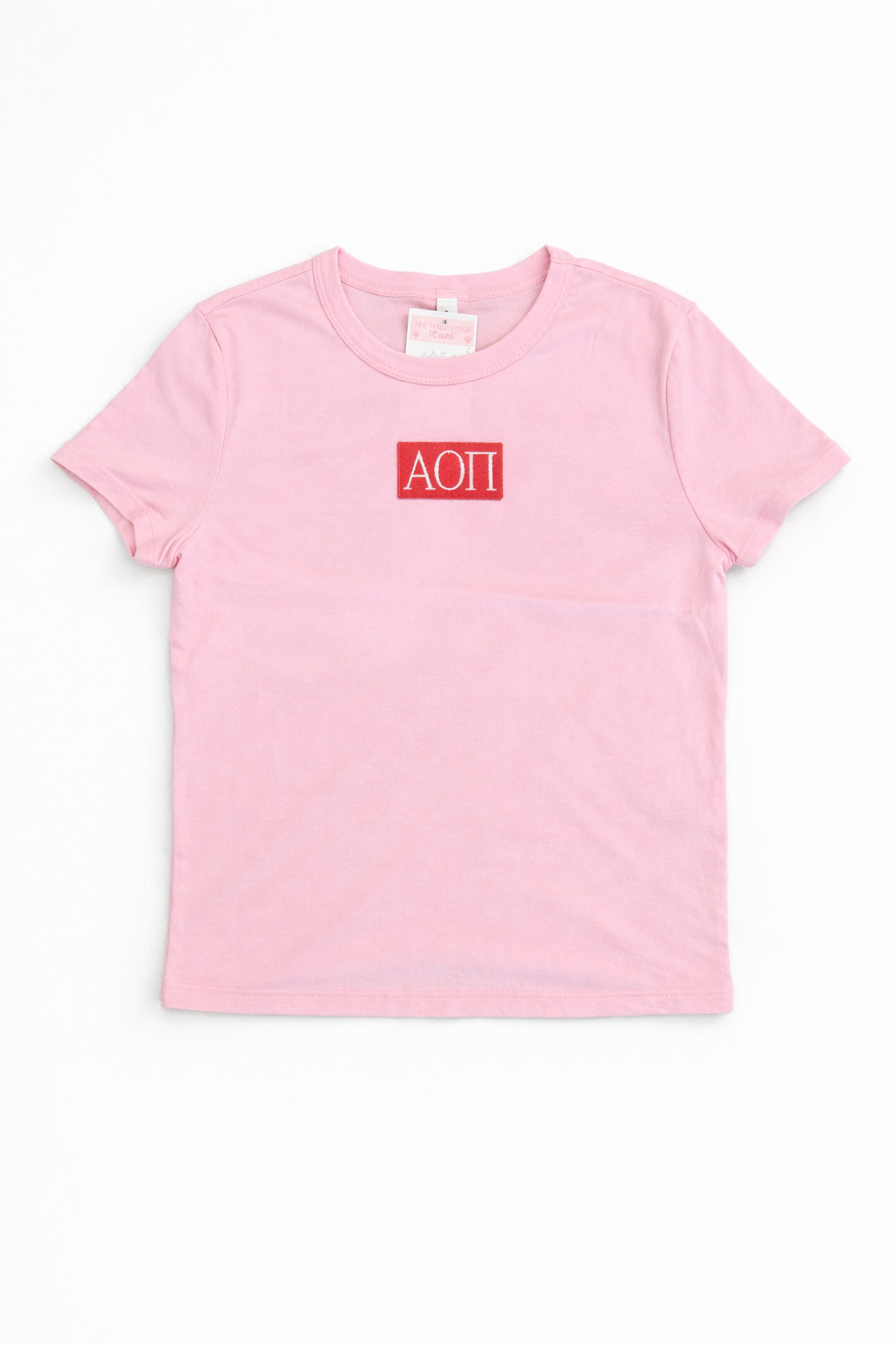 AOII Pink Baby Tee