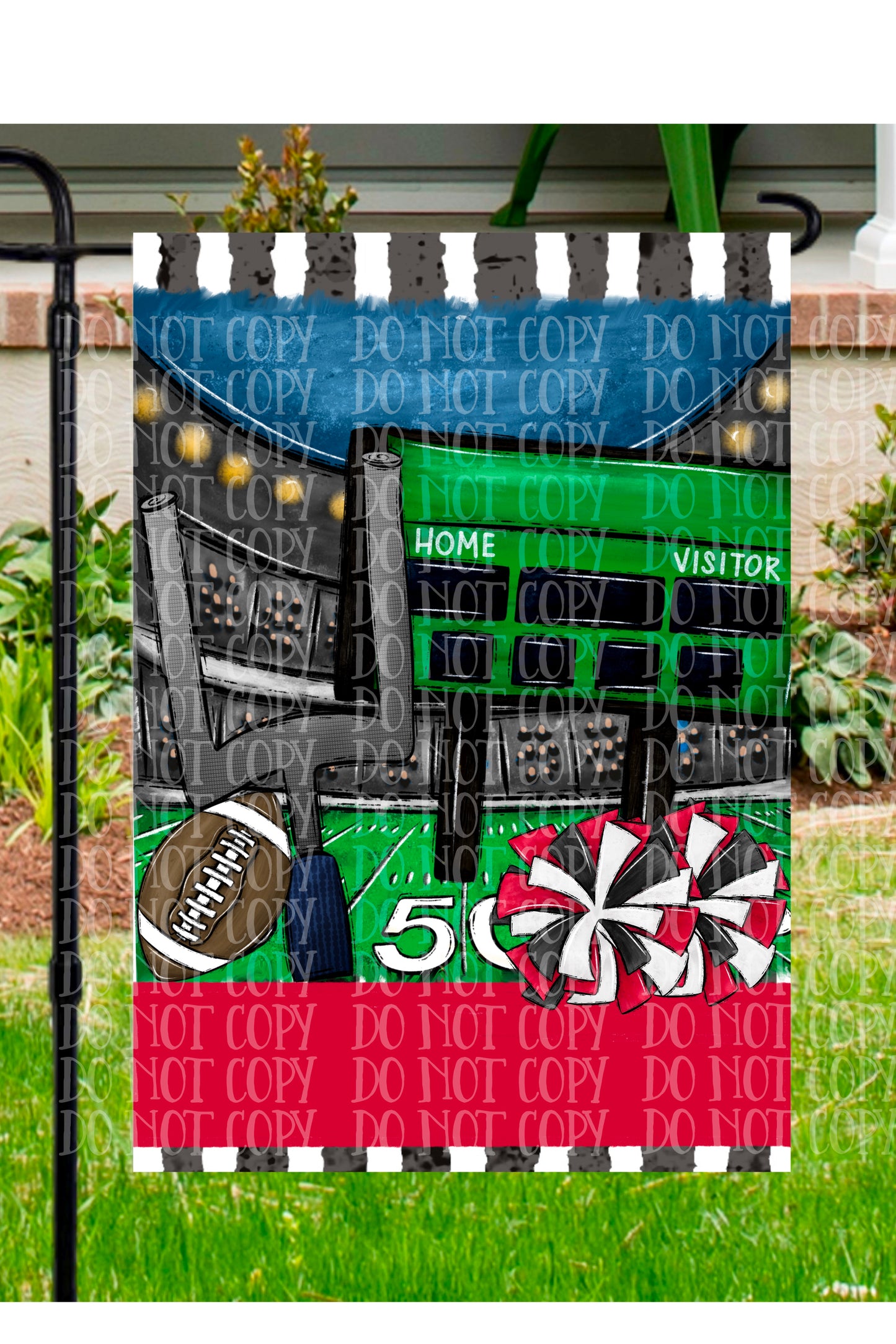 Football garden flag