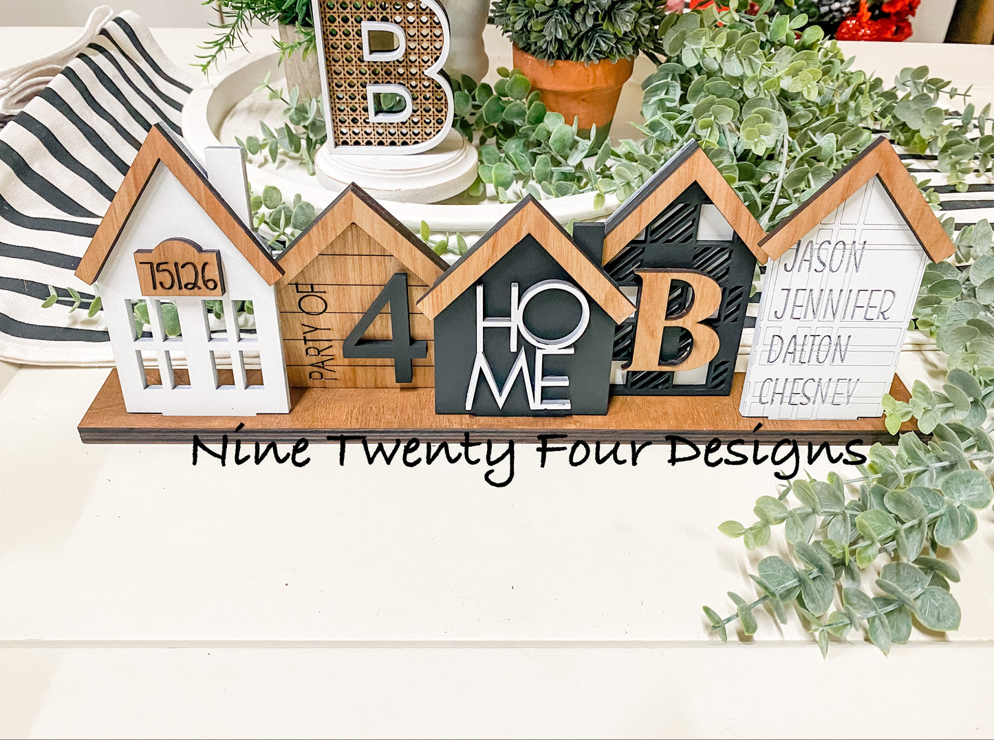 Home sign set, family home decor