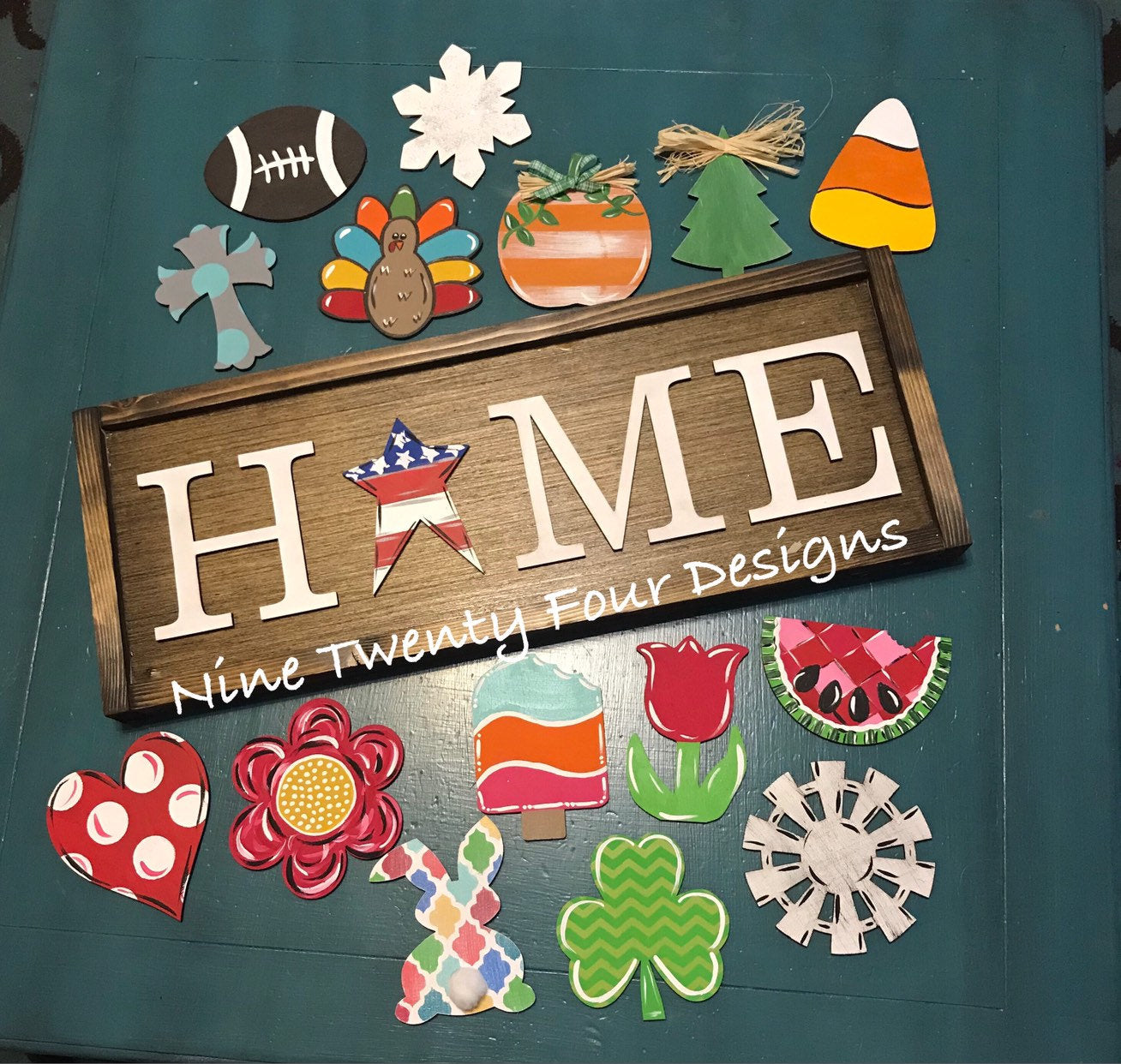 Set of 5 home sign attachments, home sign attachments only, add on attachments