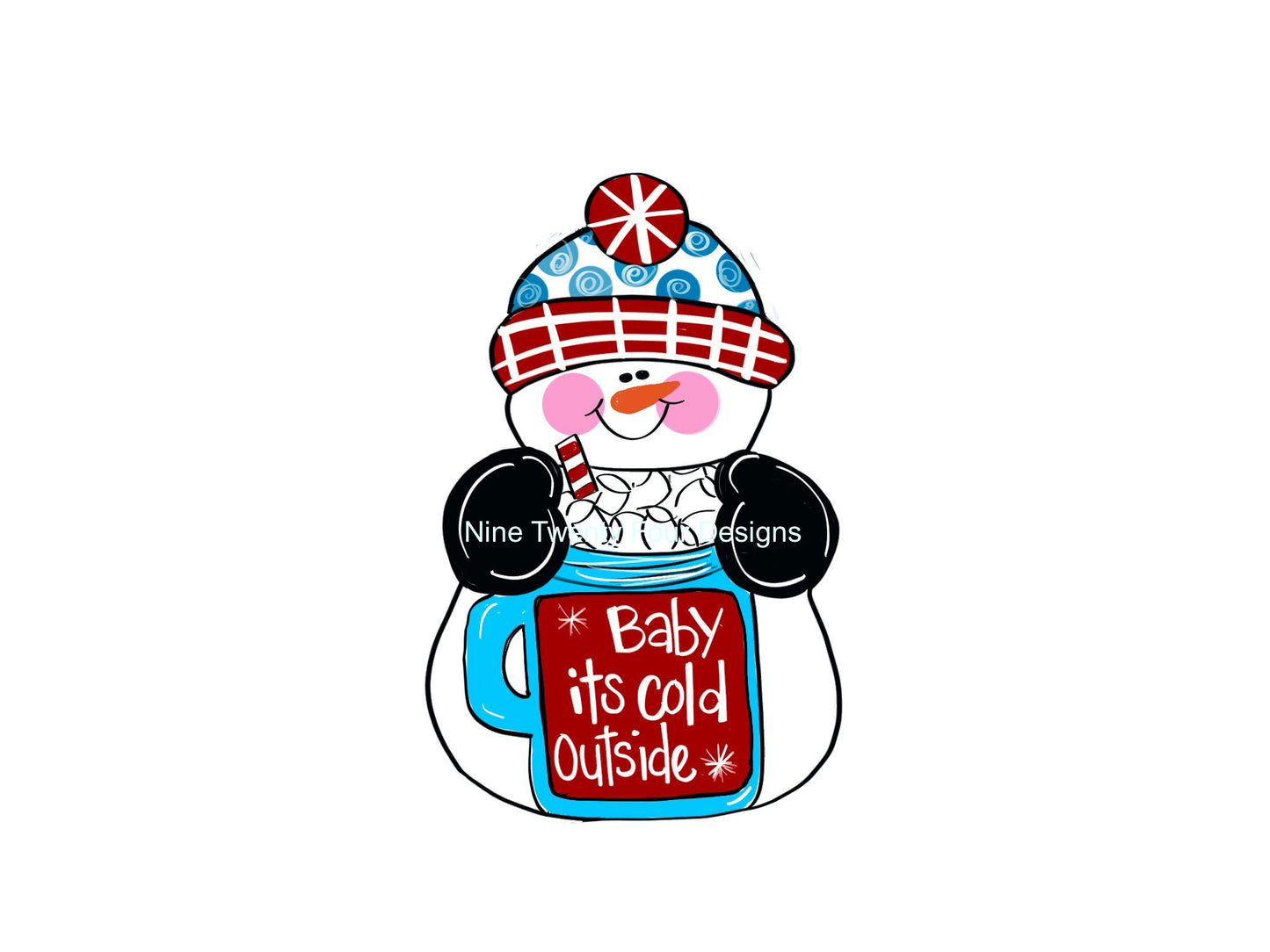 Snowman cocoa template, winter template, winter decor, winter decoration, snowman,