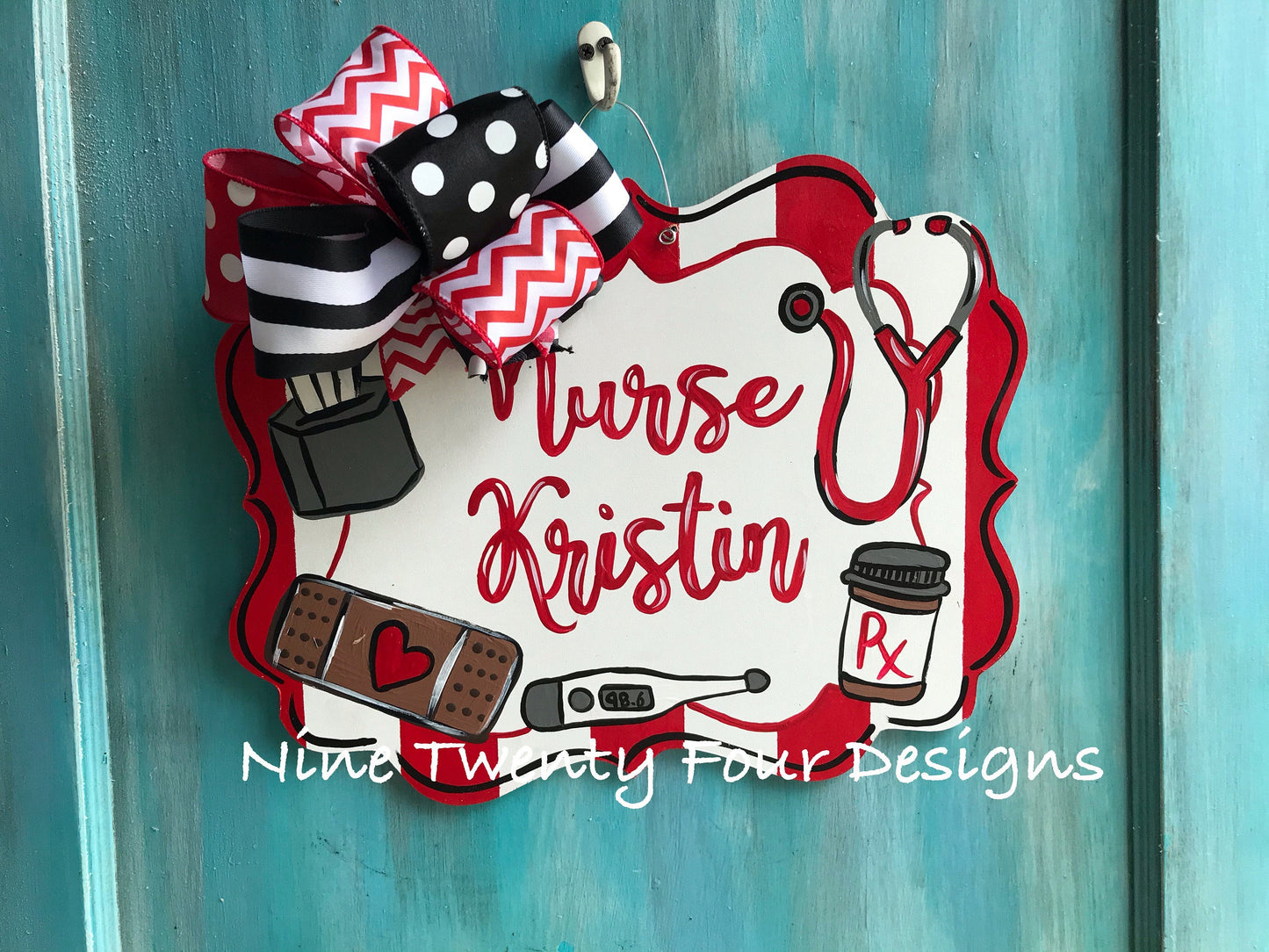 Nurse Door hanger, nurse, nurse gift, clinic decor, school, nurse decor, nurse-decor