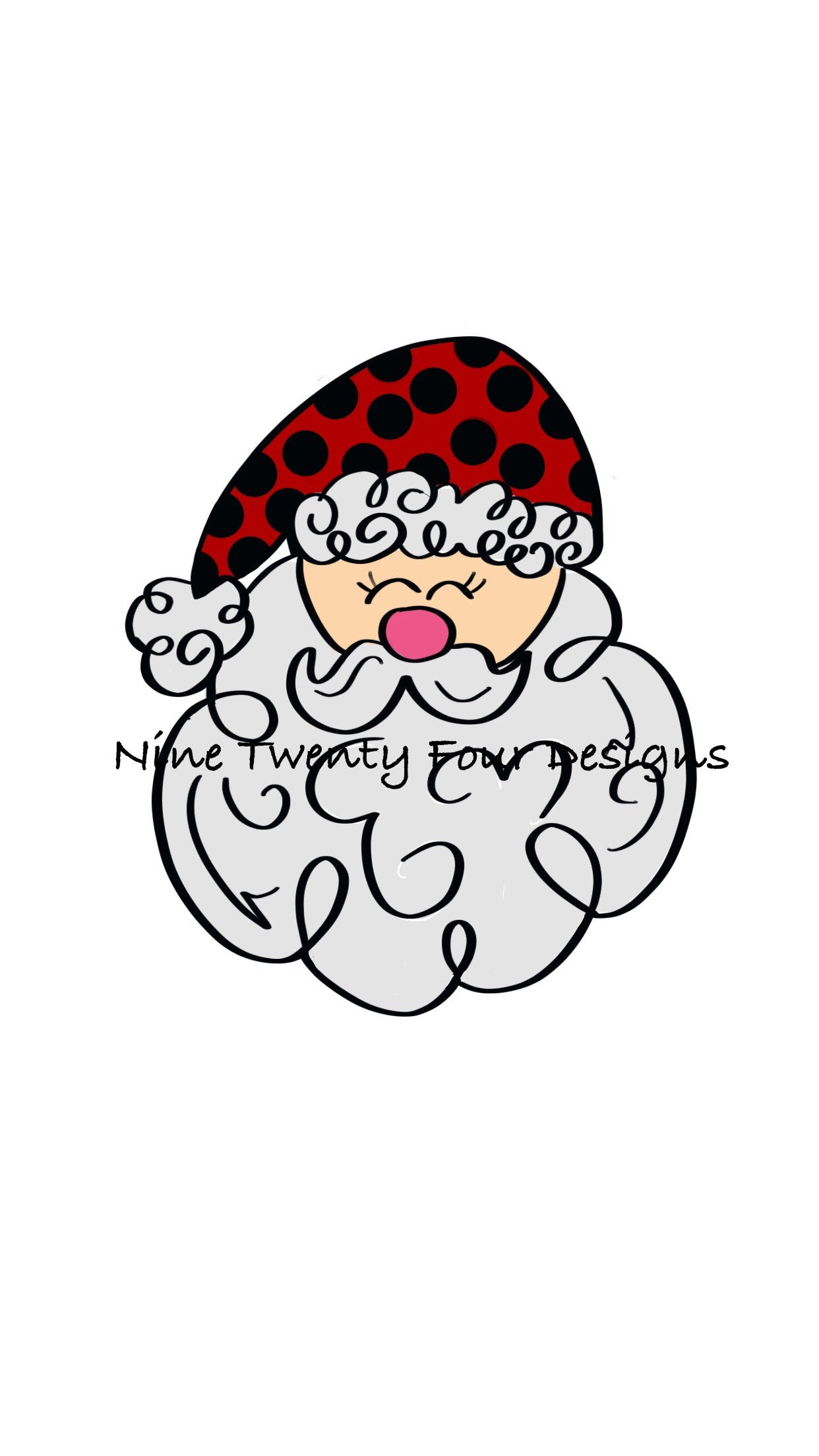 Template -Santa Template, Santa Door Hanger, , santa, Door hanger template
