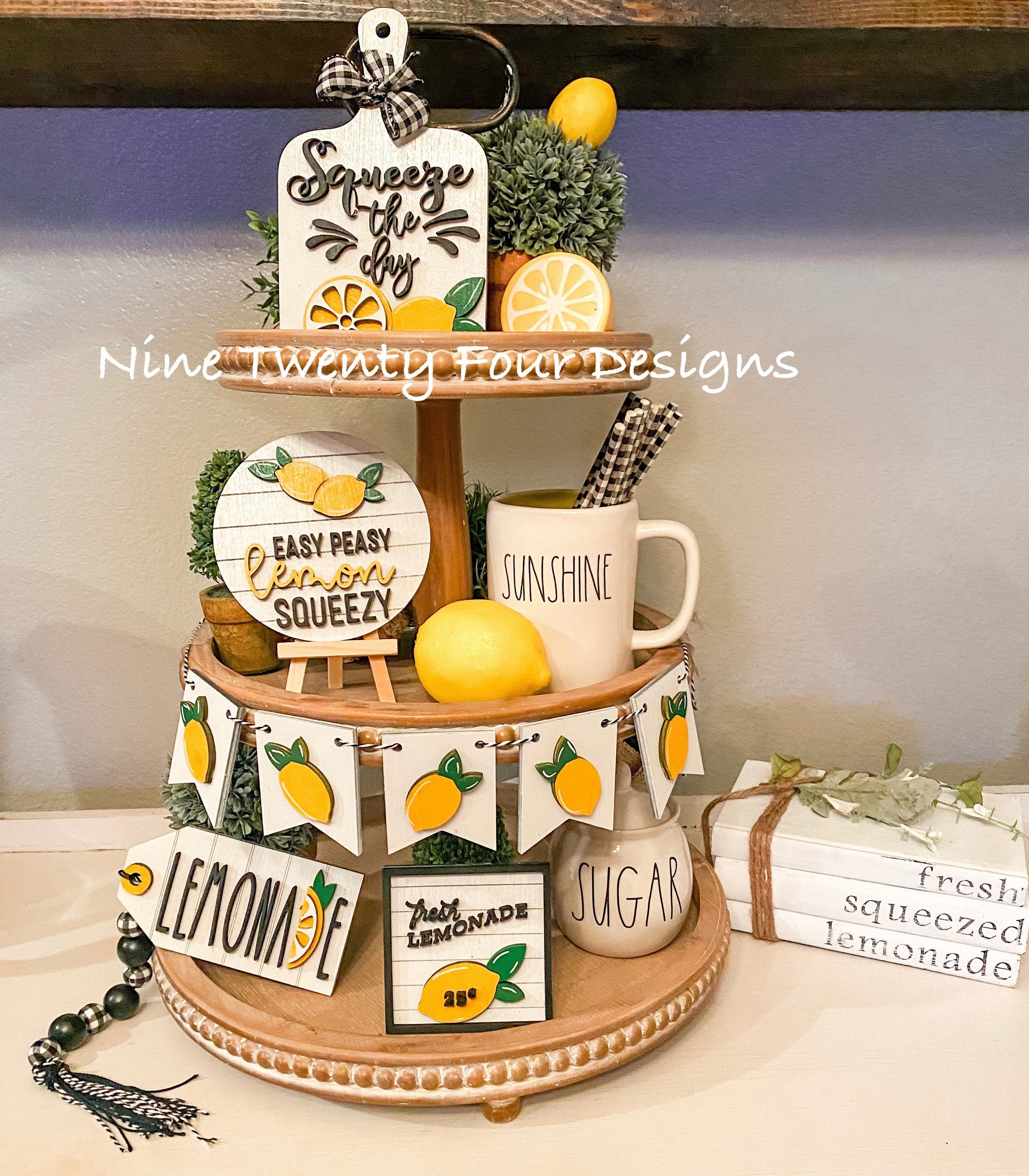 Two Tier Tray Decor