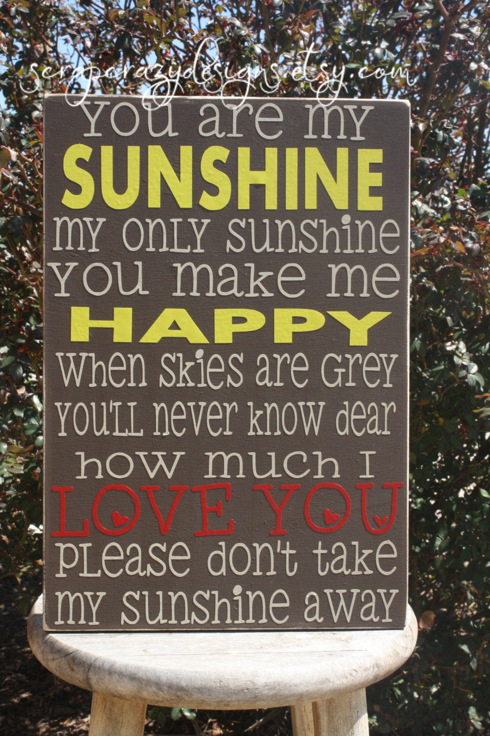 You are my sunshine