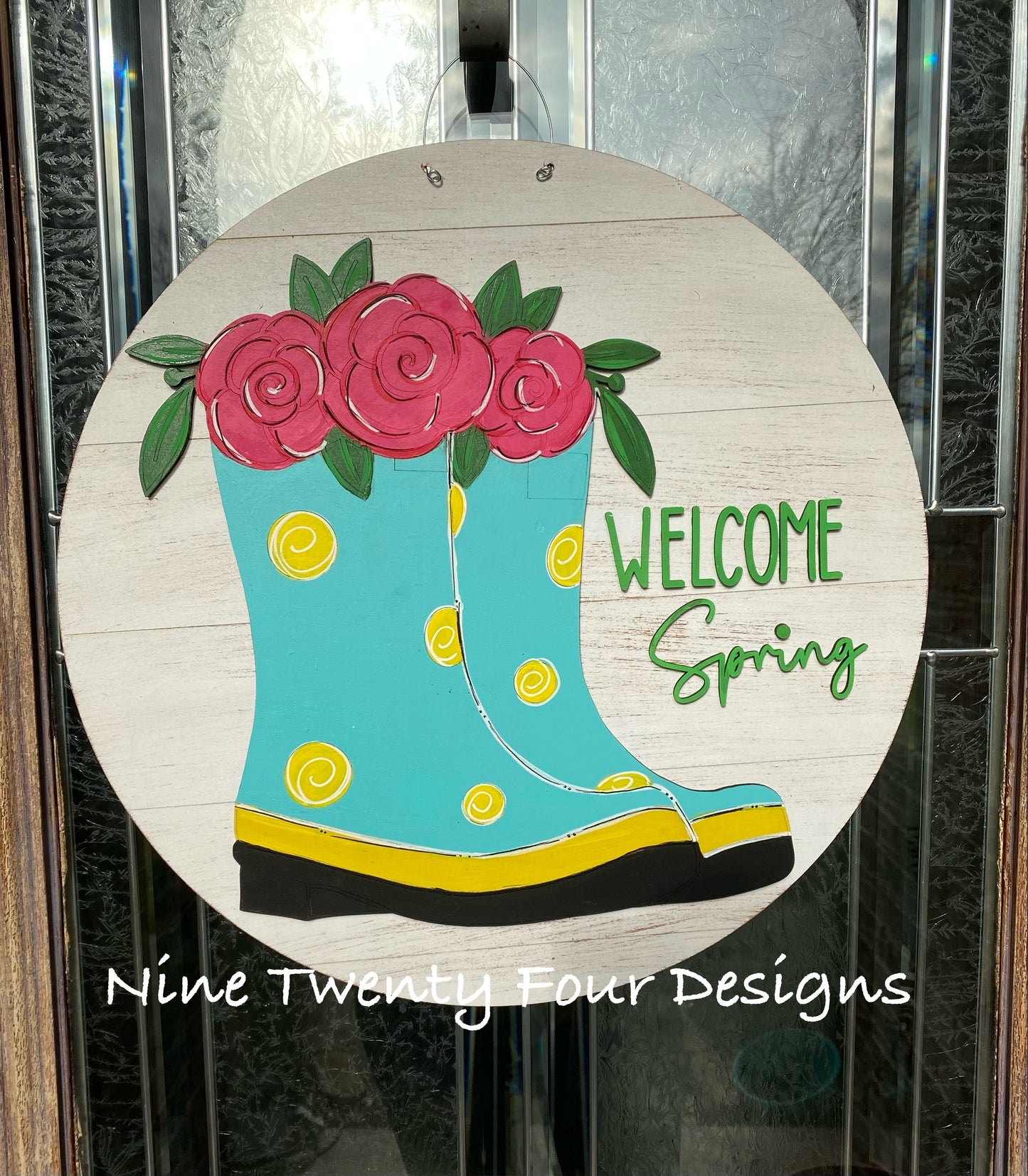 Welcome Spring Door Hanger