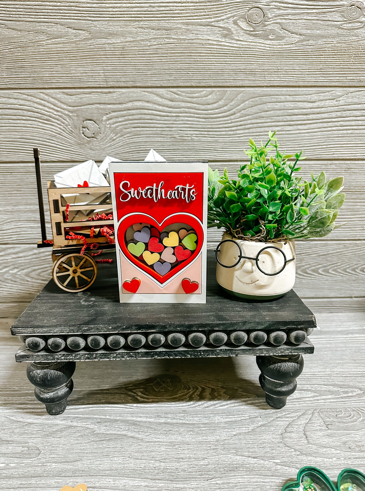 Conversation Heart Box, Valentine Shaker signs, Valentine Shakers, Valentine Signs, Shaker Box, Sweetheart Conversation Heart Shaker