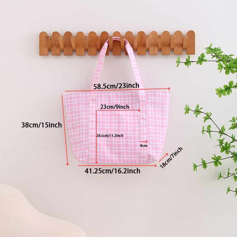 RTS Everyday Nylon Tote Bag with Front Pocket