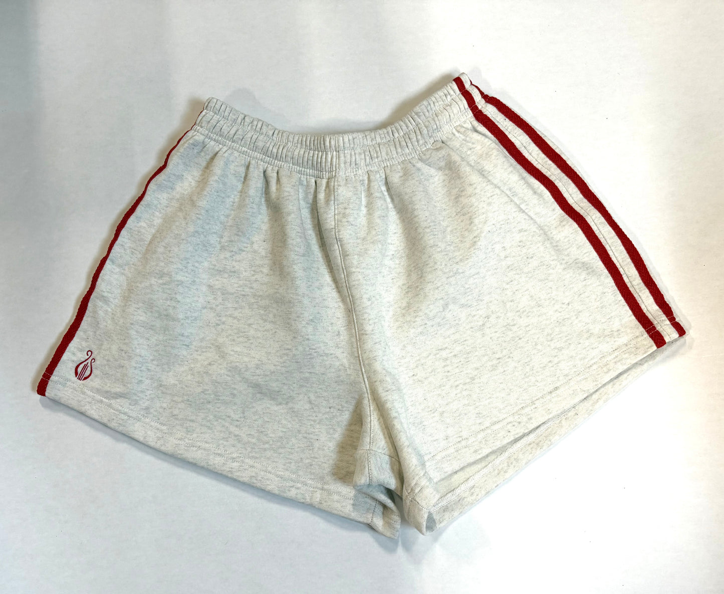 Licensed Alpha Chi Omega Varsity Fleece Shorts | Embroidered Sorority Lounge Shorts | Athletic Greek Apparel