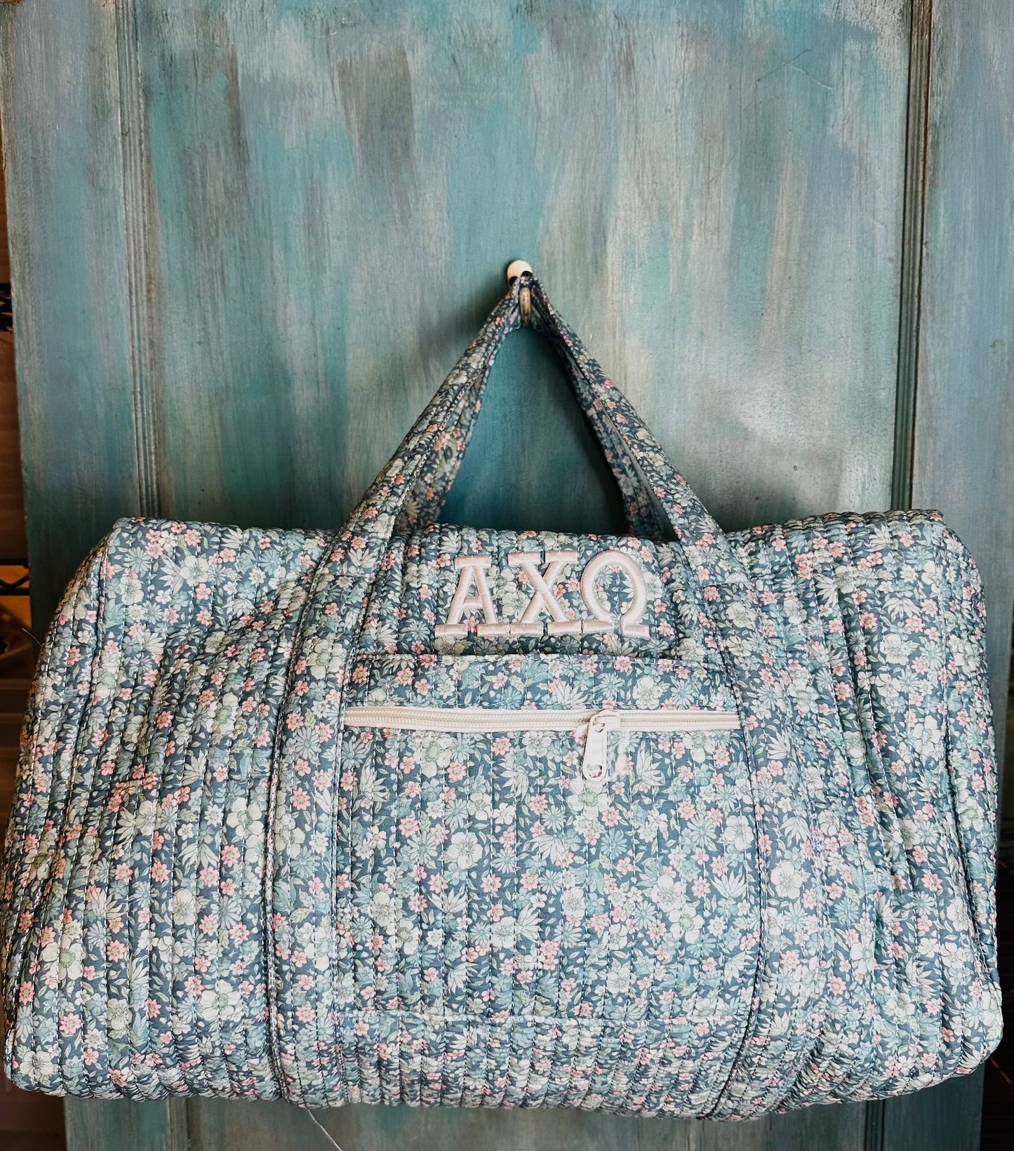 ALPHA CHI OMEGA DUFFLE BAG