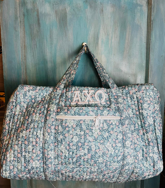ALPHA CHI OMEGA DUFFLE BAG
