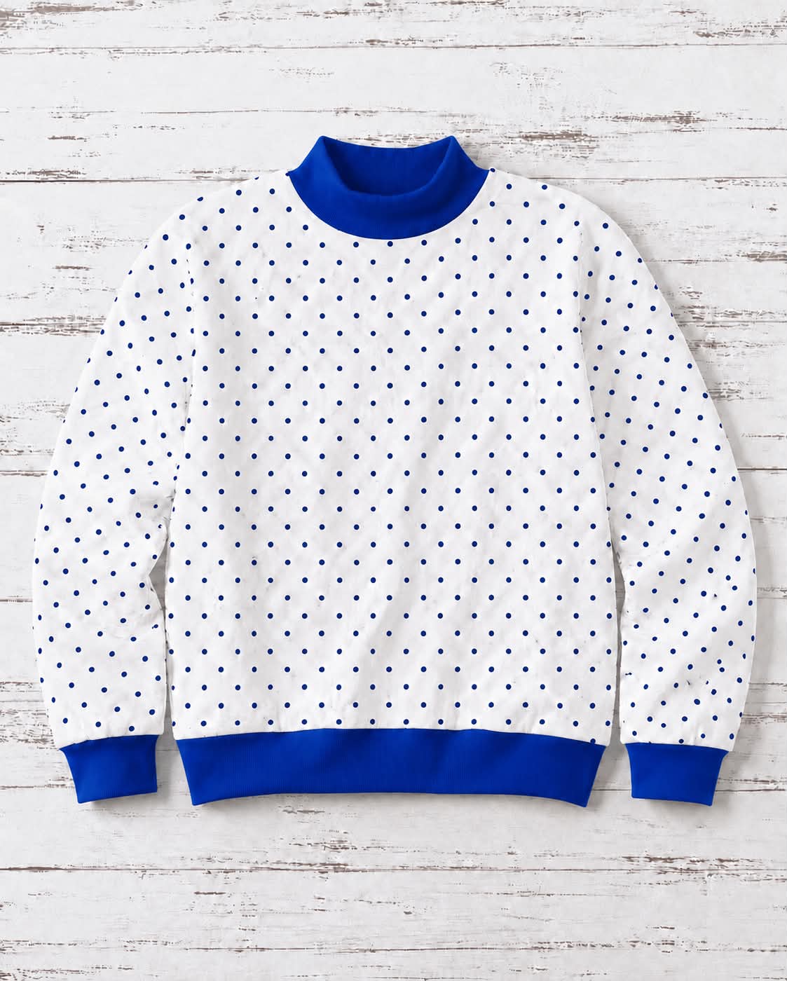 Pre-Order Youth polka dots Mockneck