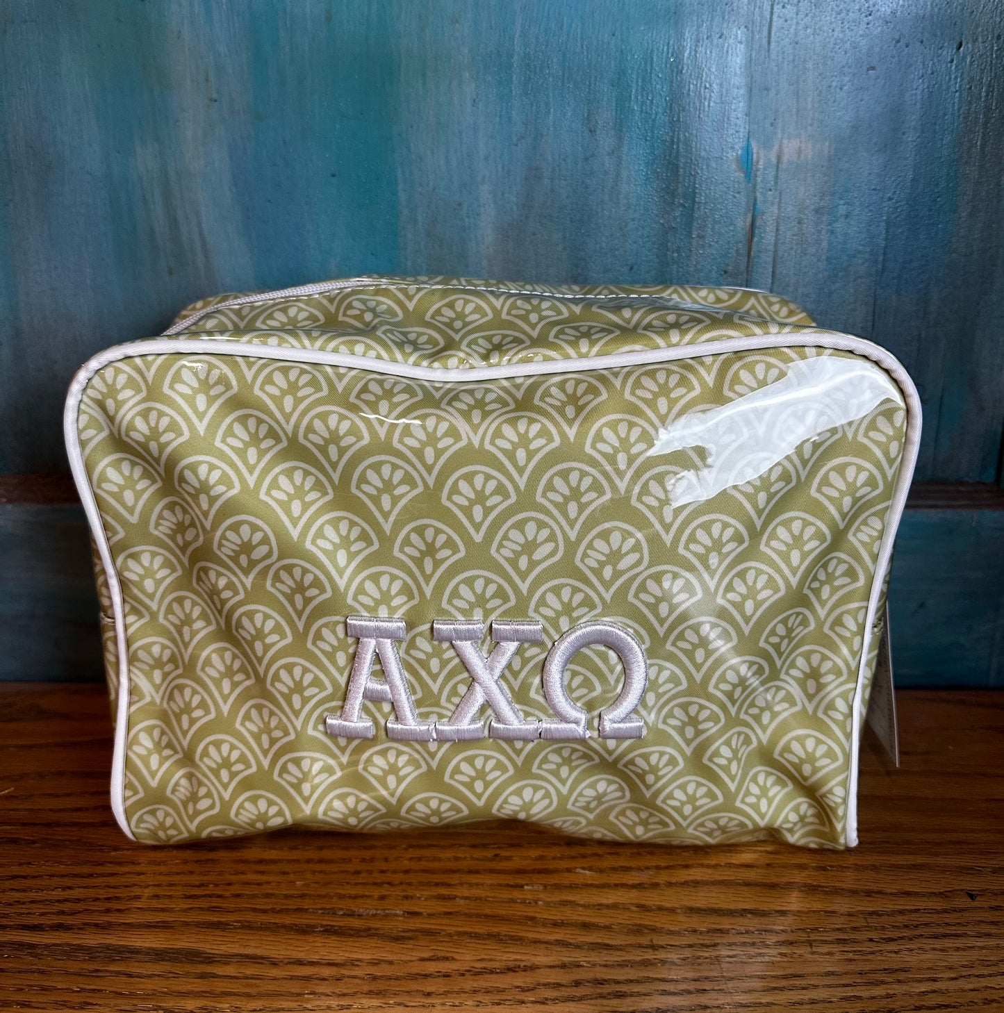 ALPHA CHI OMEGA GREEN EVERYTHING BAG