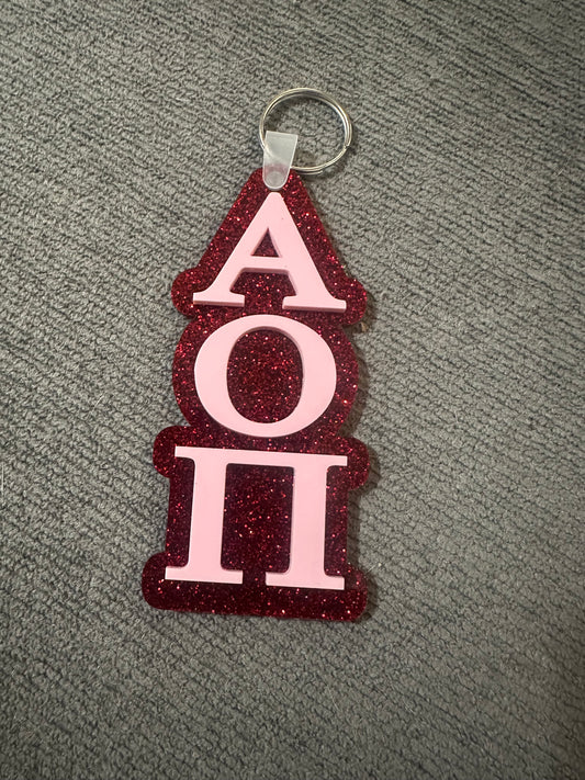 AOII acrylic key chain
