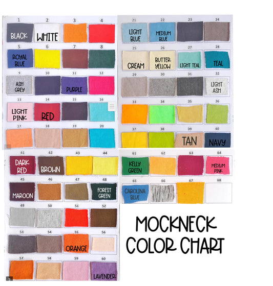 Ready To Ship Mockneck Sweatshirts