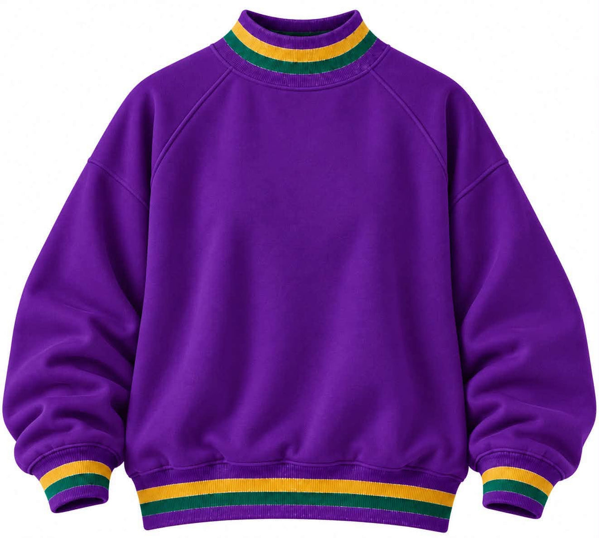 Pre-Order Purple Mardi Gras Mockneck