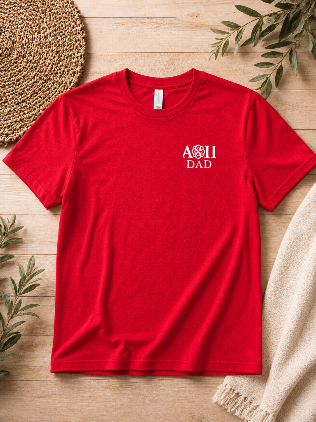 Alpha Omicron Pi Dad T-Shirt | AOII Dad Shirt