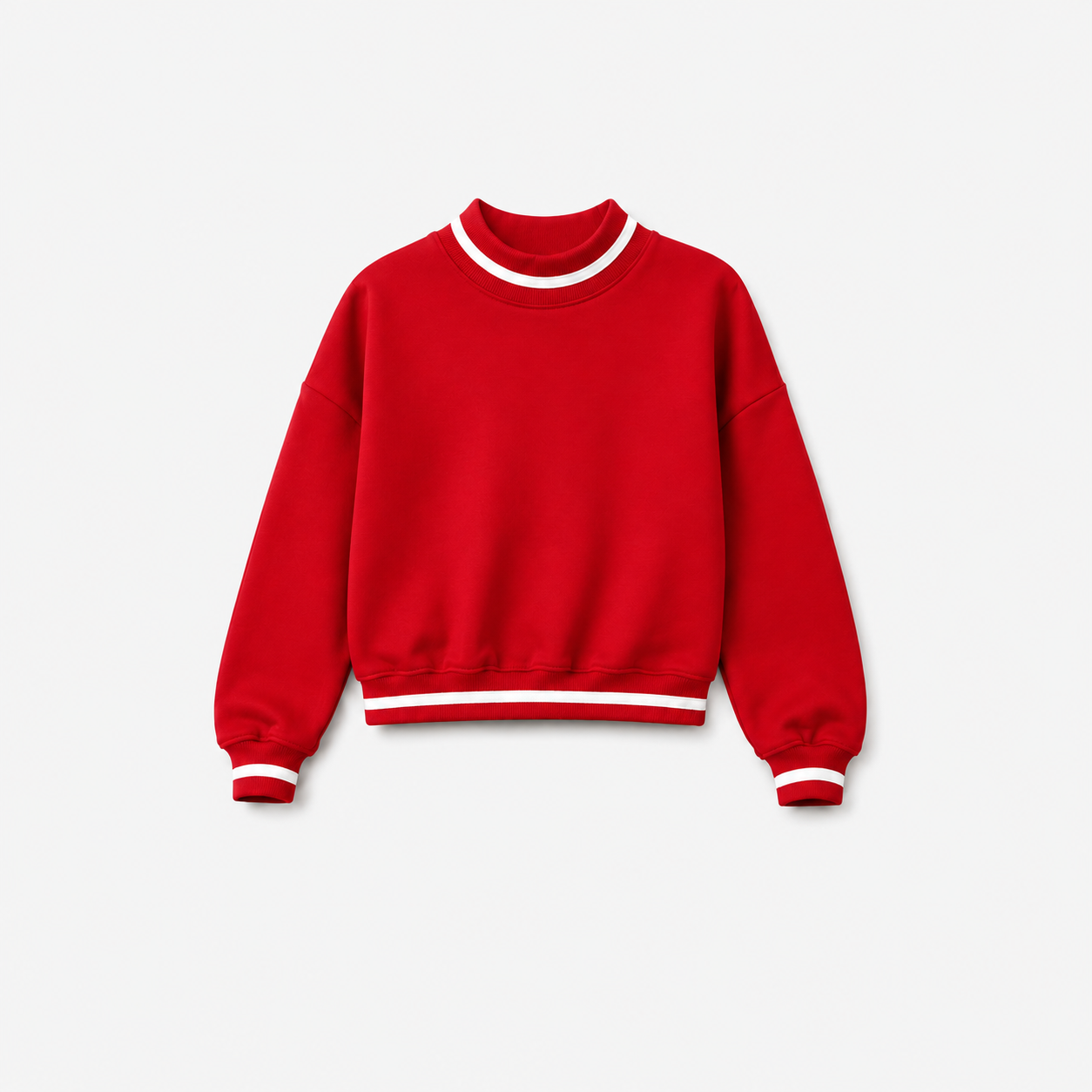 Pre-order Red/white stripe Mockneck