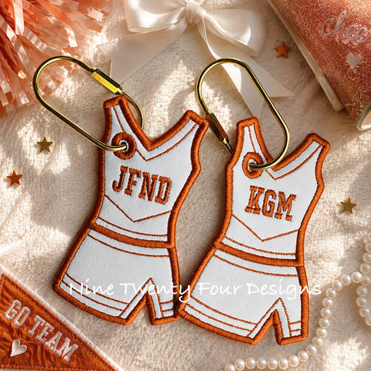 Cheer Uniform bag tag