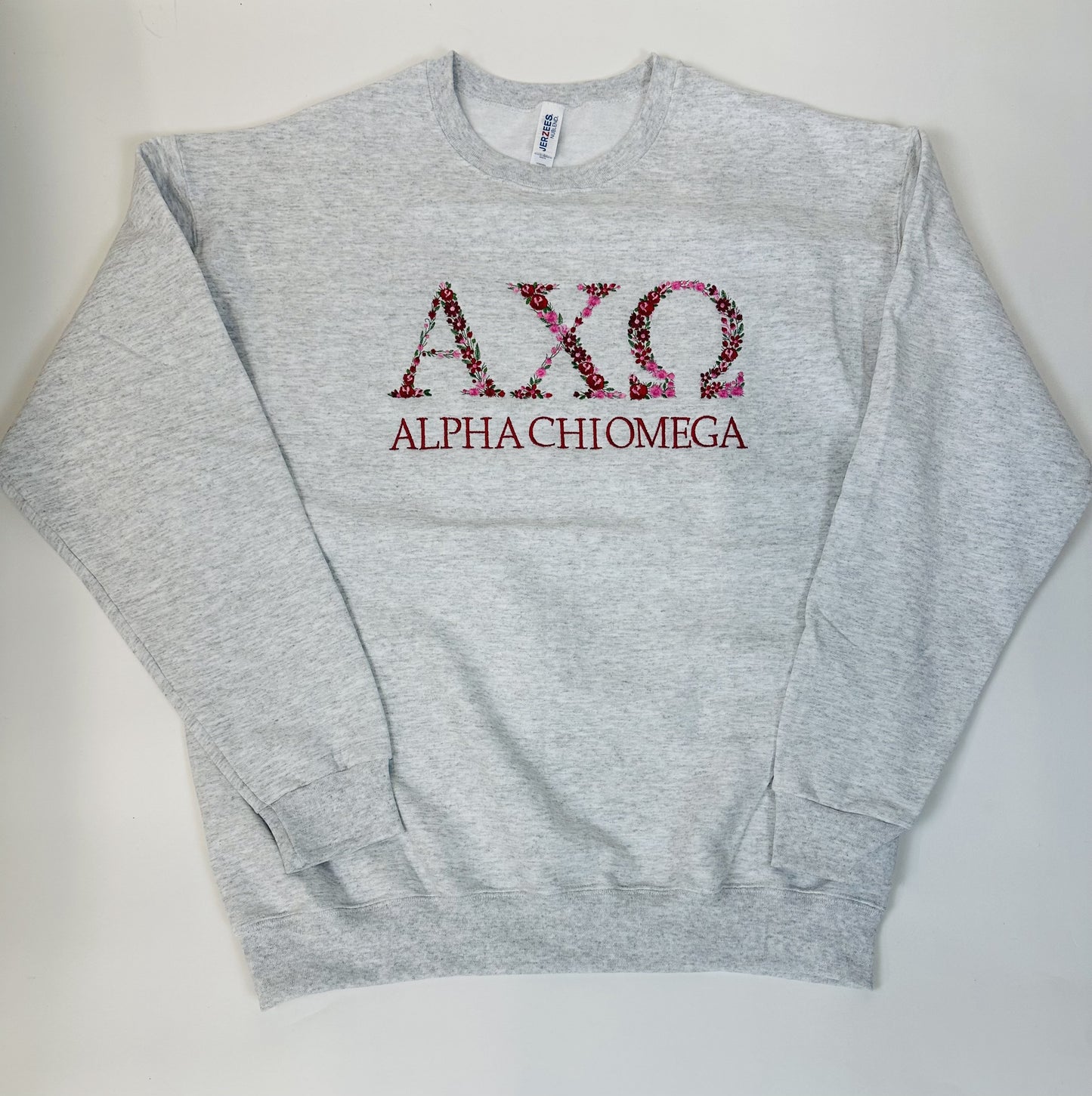 ALPHA CHI OMEGA FLORAL SWEATSHIRT
