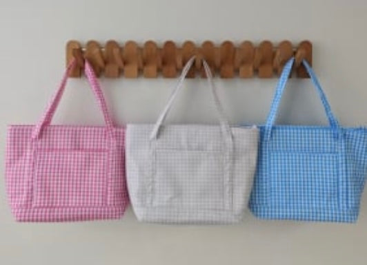 Ready To Ship Gigham tote