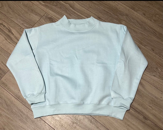 Light Blue Mockneck