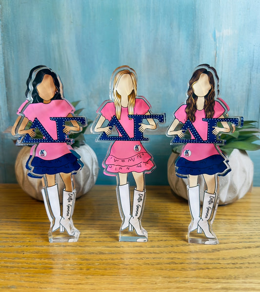 Delta Gamma Acrylic Girls