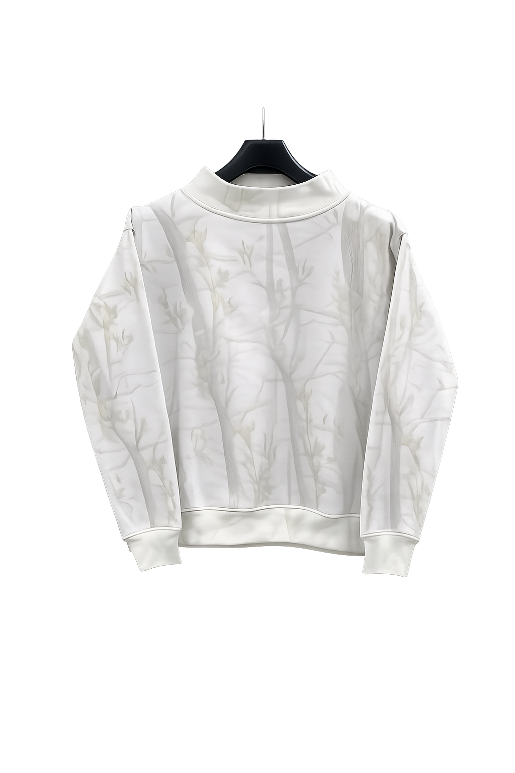 Pre-order white camo print Mockneck