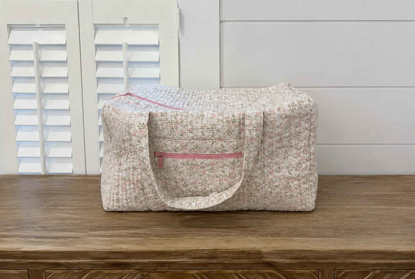 Ready to ship Quilted Duffle