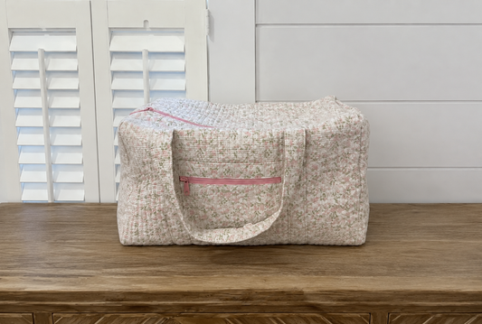 Ready to ship Quilted Duffle