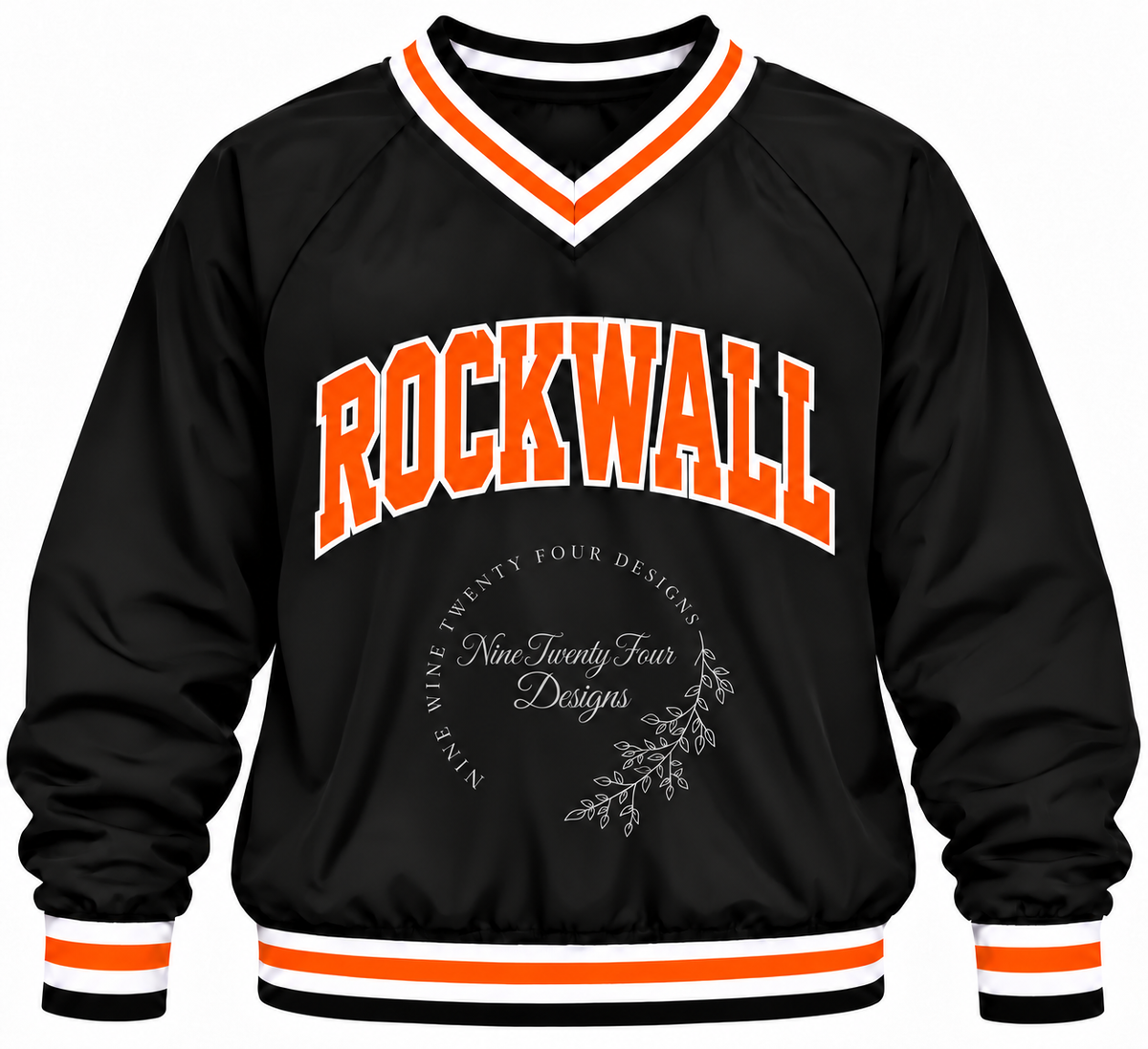 Custom Varsity Style lined Windbreaker Pullover