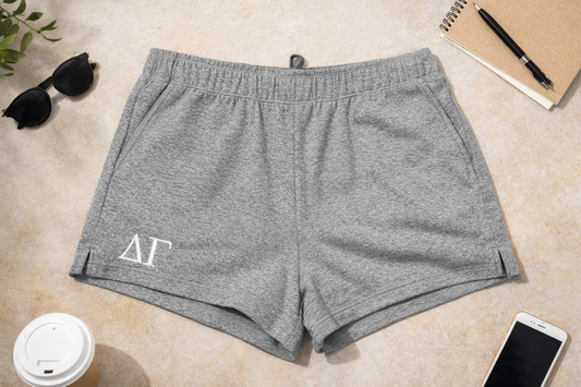 Delta Gamma Embroidered Fleece Shorts