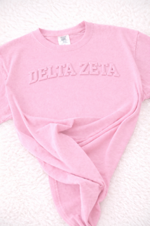 Delta Zeta Embossed Tee