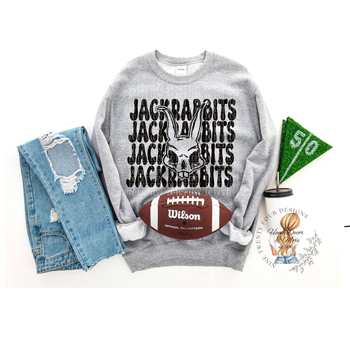 Jackrabbits Black/Grey Sweatshirt