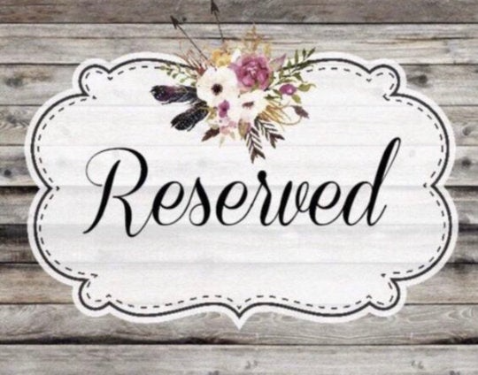 Reserved For Cody