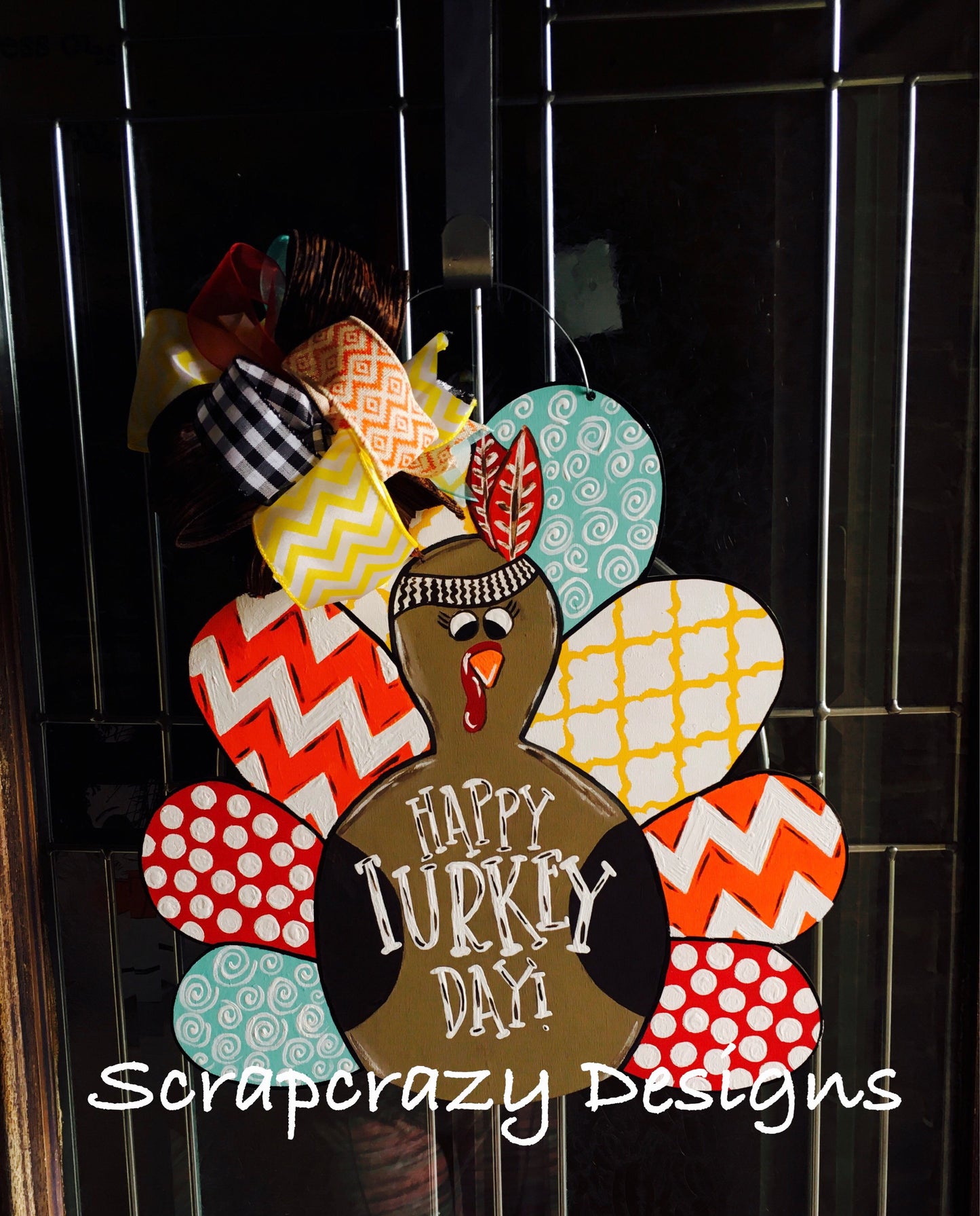 Turkey day, door hanger, wood door hanger, thanksgiving decor, thanksgiving, turkey door hanger