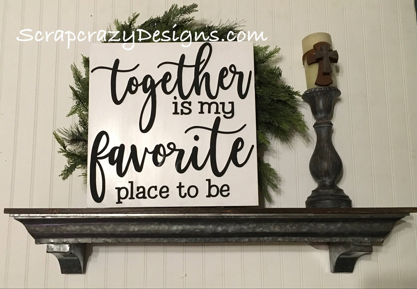 Together, favorite place, collage wall sign, wall sign, 3D wood signs, wood signs, 3D