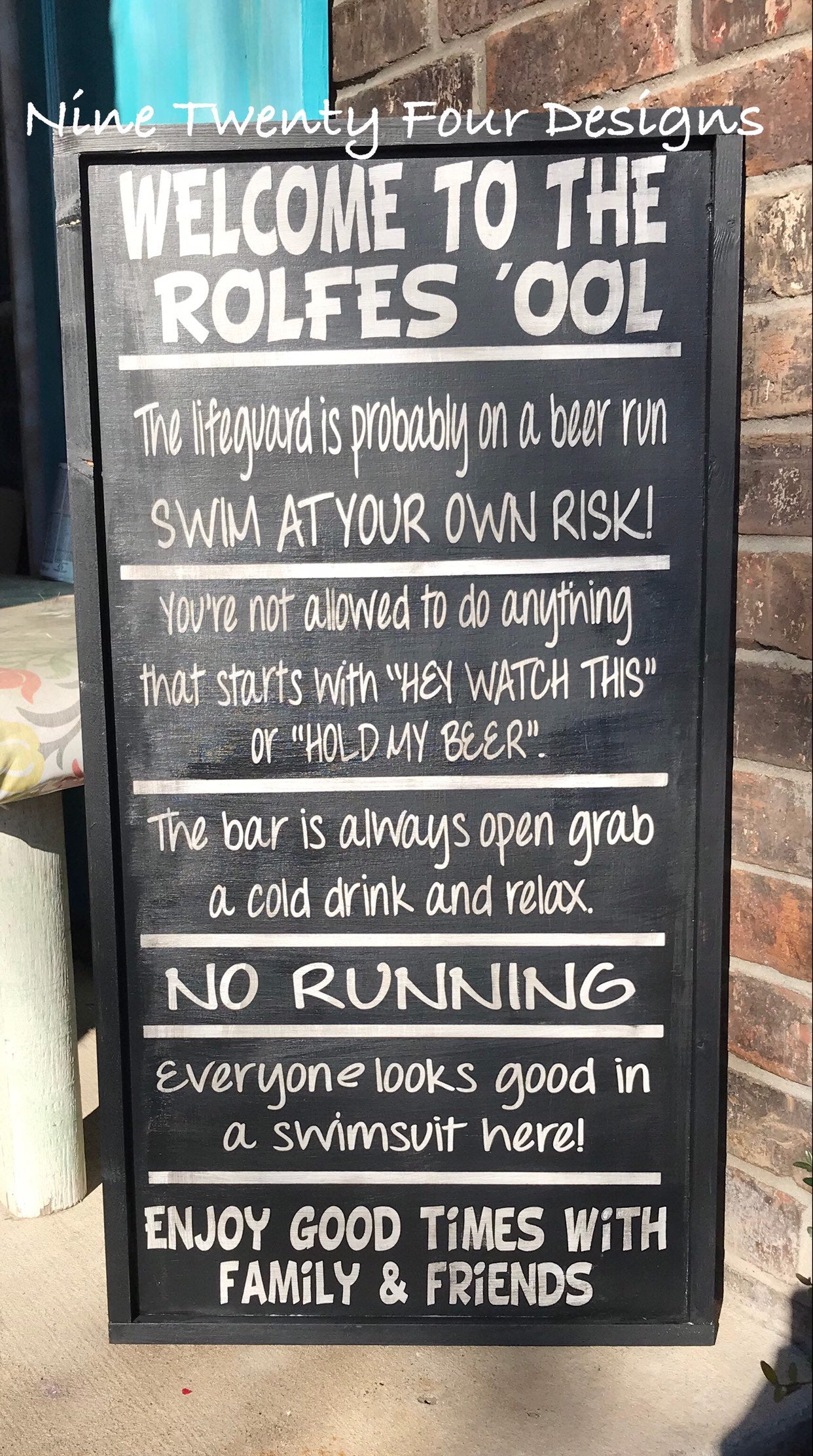 pool rules, pool sign, outdoor sign
