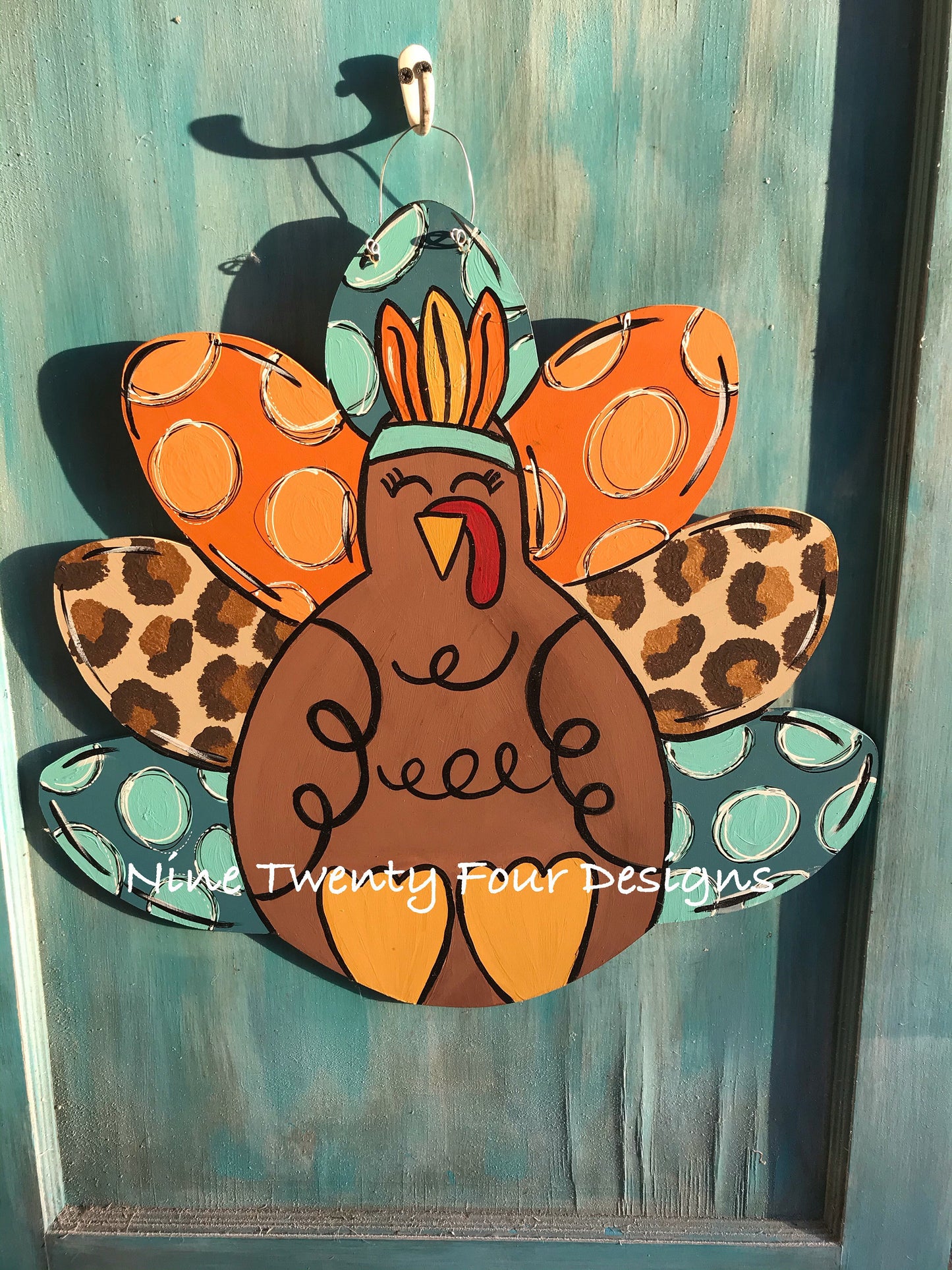 Turkey, turkey door hanger template, template, pattern