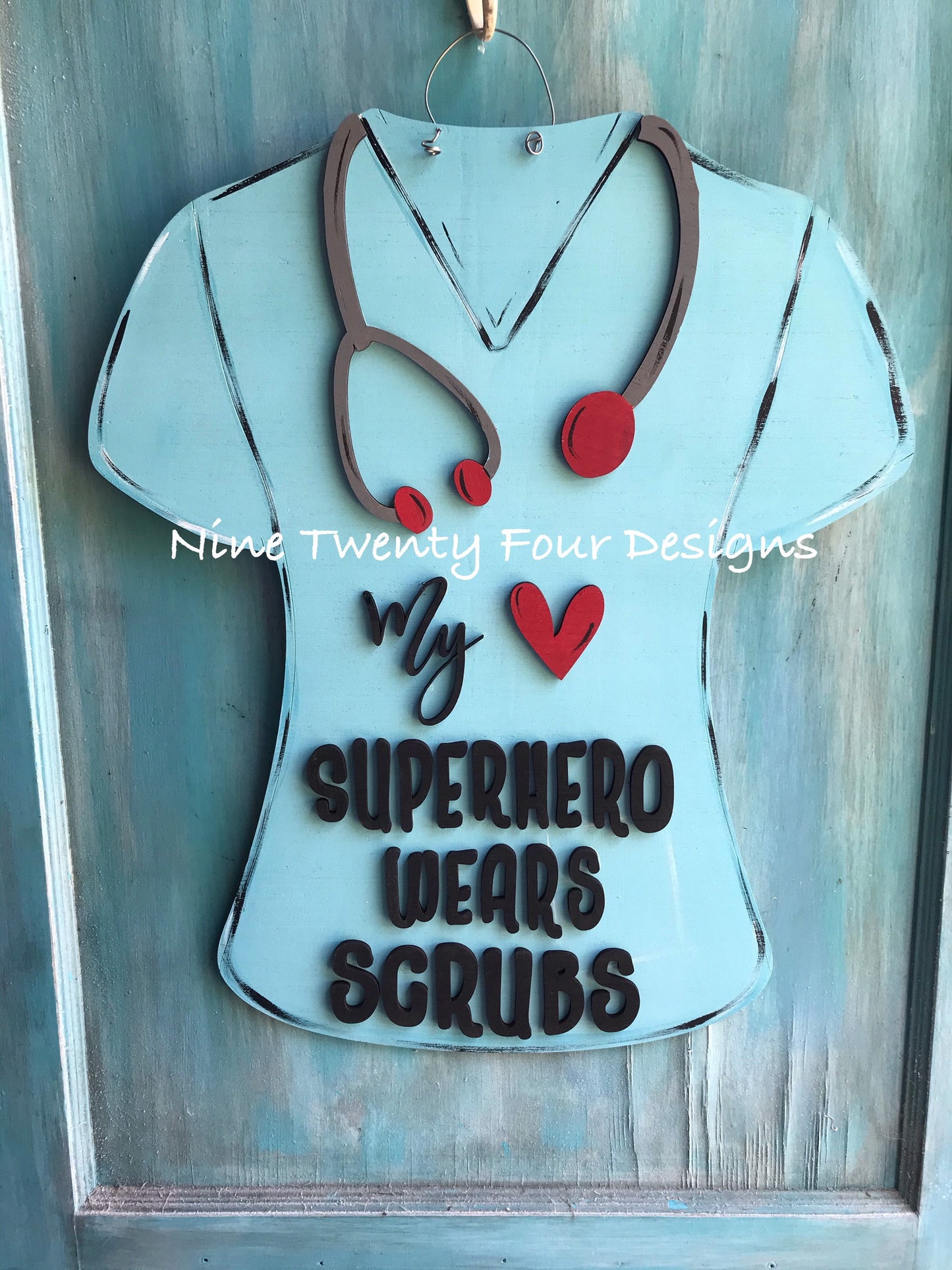 Nurse Door Hanger, superhero nurse, door decor