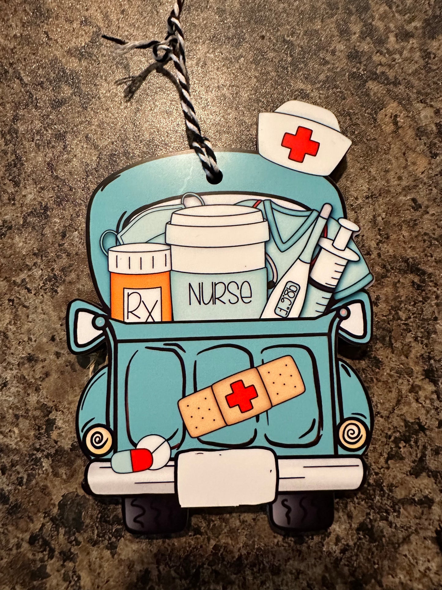 Nurse Truck Ornament