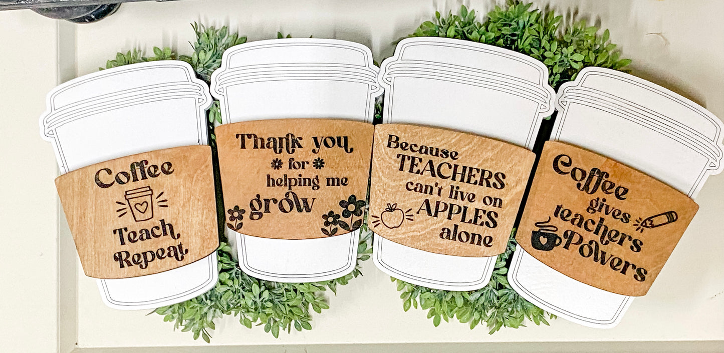 Teacher gift, candle gift card holder set, candle set, teacher appreciation gift, teacher gift