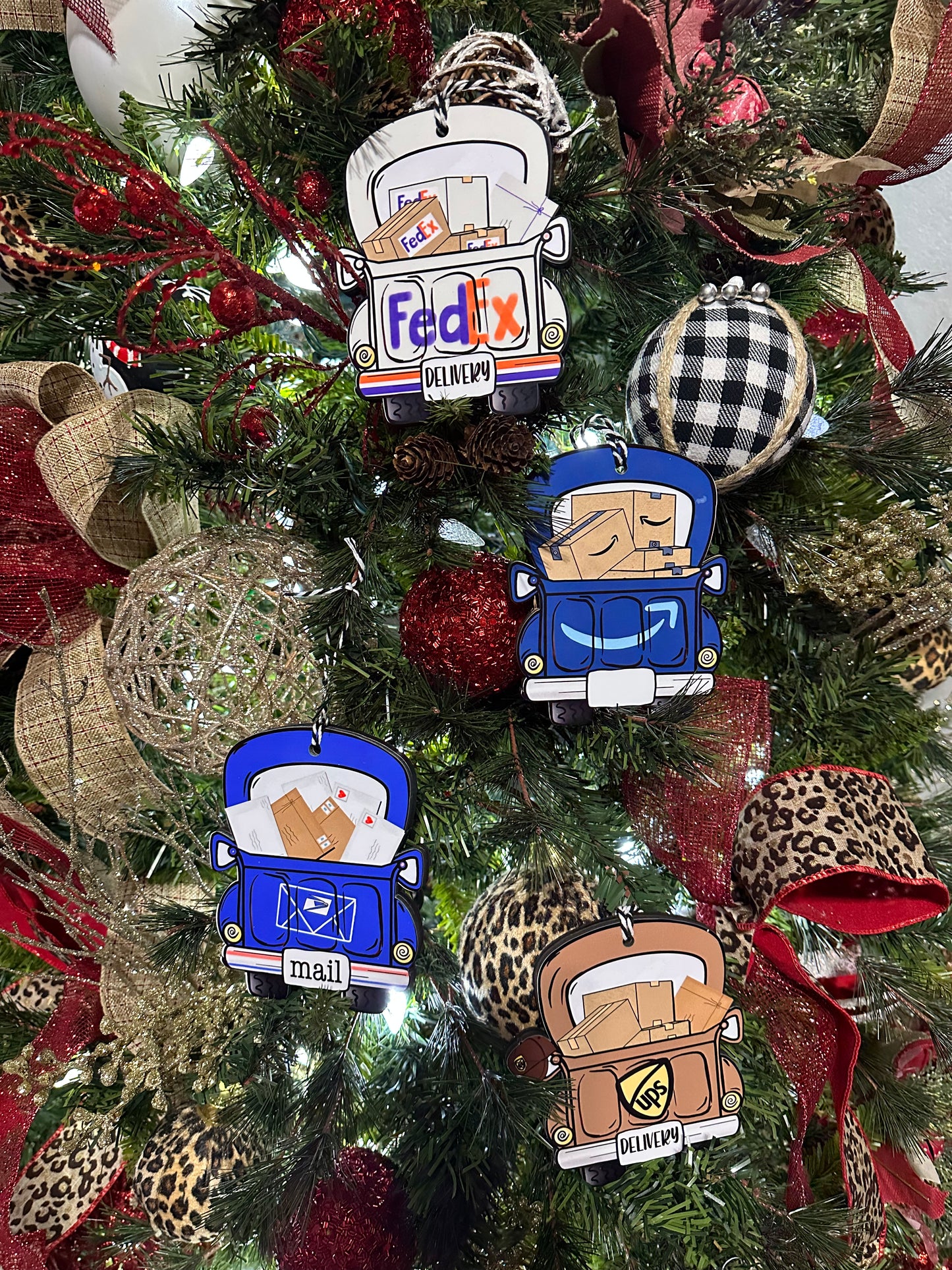 Delivery Driver Ornaments
